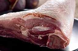 Cut lamb